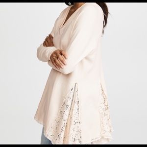 Free People No Frills Pullover Sweatshirt